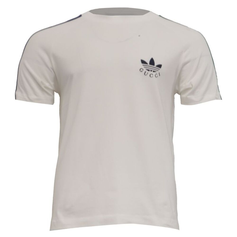 Gucci x Adidas Logo-print T-Shirt in White Cotton
